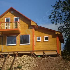 Строительство домов из бруса и калиброванного бревна | СтройМакс53